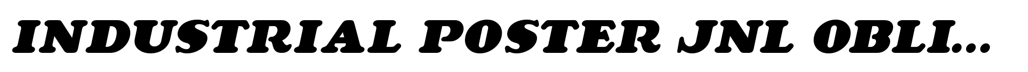 Industrial Poster JNL Font | Webfont & Desktop | MyFonts